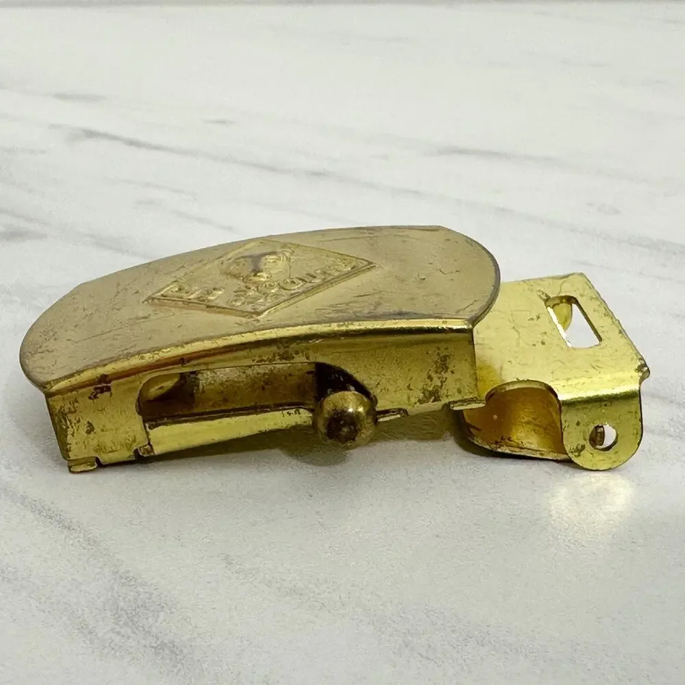 Cub Scouts BSA Solid Brass Web Belt Buckle